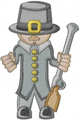 Low Price Pilgrim Embroidery Design
