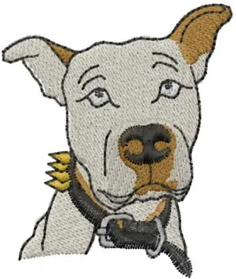 Pit Bull Dog Embroidery Design Free Returns