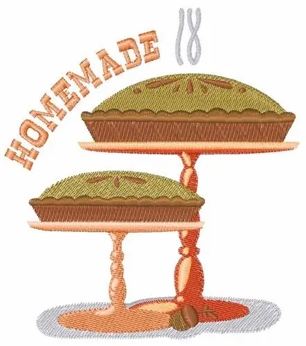 Professional Grade Homemade Pies Embroidery Design
