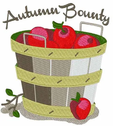 Bulk Order Autumn Bounty Embroidery Design