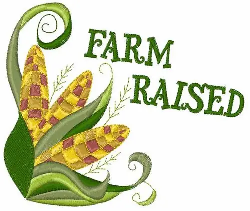 Worldwide Shipping Farm Raised Embroidery Design