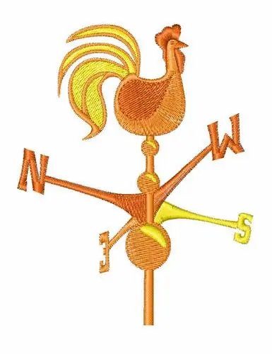 Seasonal Sale Farm Weathervane Embroidery Design
