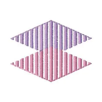 Twin Diamonds Embroidery Design Best Price