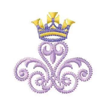 Royal Crest Embroidery Design Deal