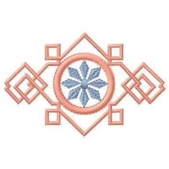 Trending Floral Diamond Embroidery Design