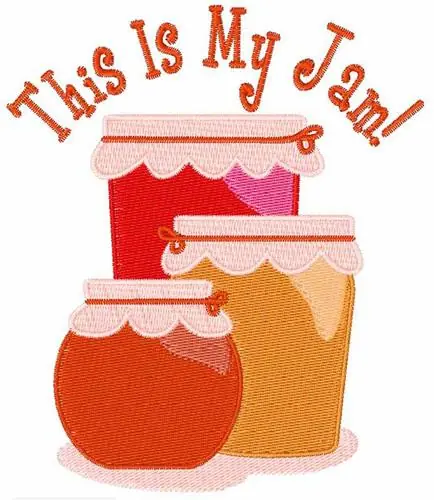 Final Sale My Jam Embroidery Design