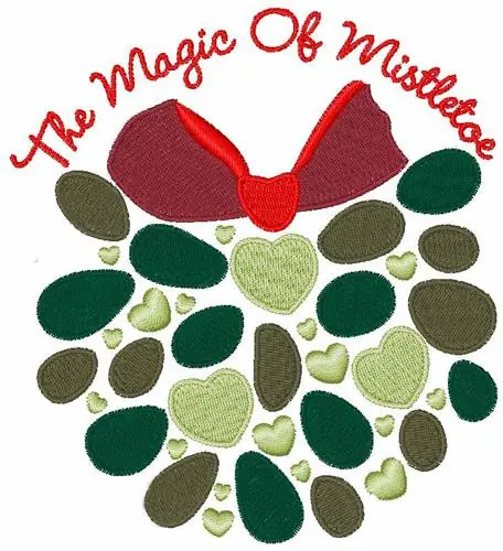 Trending Magic Of Mistletoe Embroidery Design