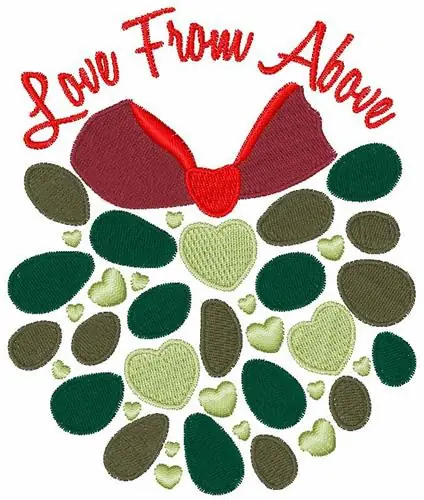 Love From Above Embroidery Design Last Chance