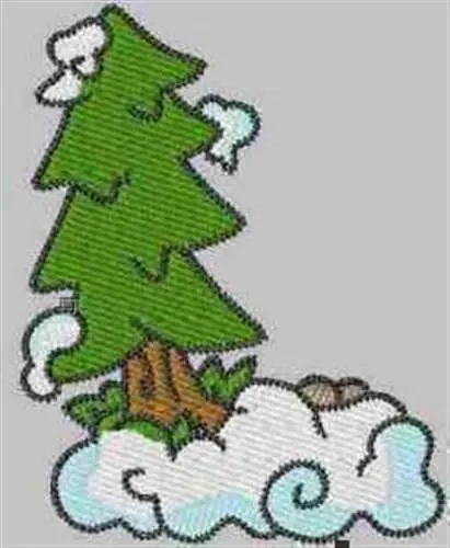 Winter Alphabet L Embroidery Design Discount
