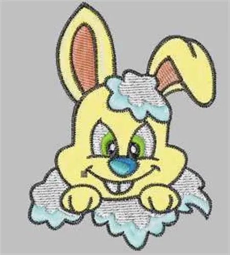 Winter Bunny Embroidery Design Low Price