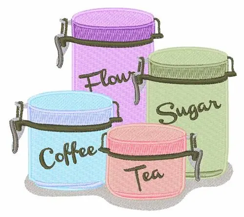 Exclusive Canisters Embroidery Design