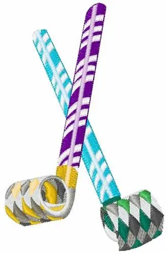 Crafted Party Blowers Embroidery Design