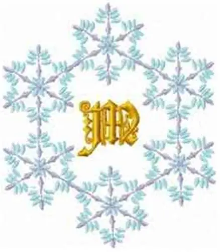 Christmas Fantasy Alphabet M Embroidery Design Editor’s Pick