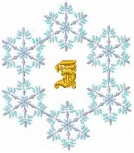 Price Cut Christmas Fantasy Alphabet Z Embroidery Design