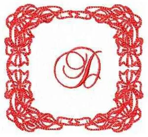 Christmas Lily D Embroidery Design Place Order