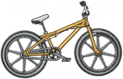 Trick Bike Embroidery Design Best Choice