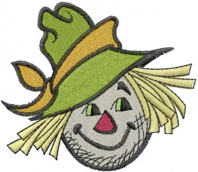 Limited Offer Scarecrow Head Embroidery Design