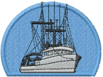 Flash Sale Sea Boat Embroidery Design