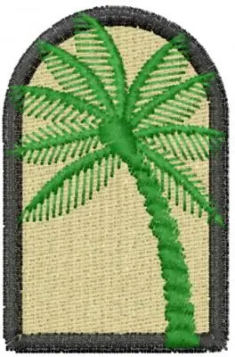 Warranty Included Palm Embroidery Design