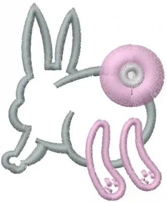 Top Pick Cotton Tail Bunny Embroidery Design