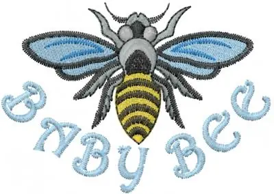 Baby Bee Embroidery Design Buy Online