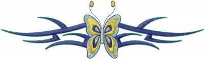 Exclusive Offer Butterfly Tatoo Embroidery Design