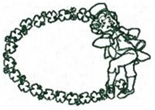Fast Shipping St Pattys Alphabet Frame Embroidery Design