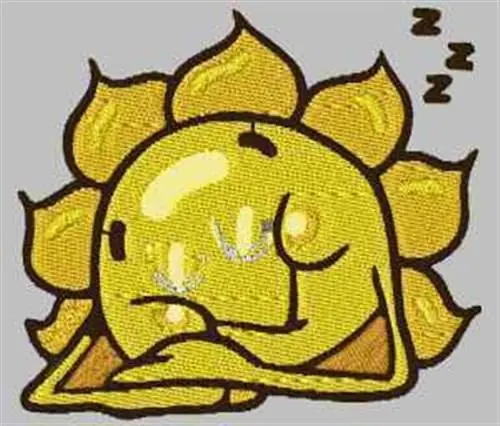 Sleeping Sun Embroidery Design Big Sale