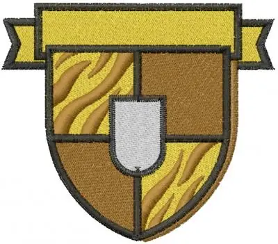 Certified Golden Crest Embroidery Design