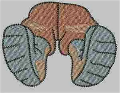 Fresh Stock Gnome Feet Embroidery Design