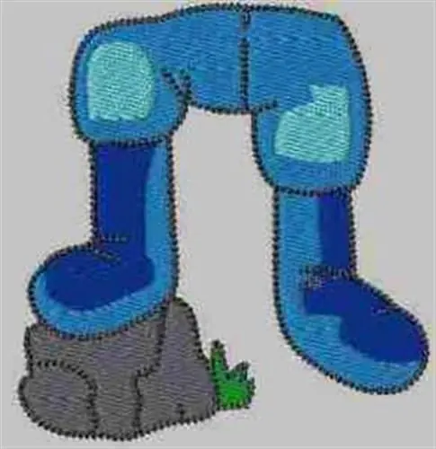 Gnome On Rock Embroidery Design Free Delivery