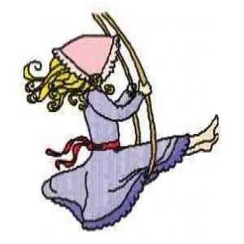 Girl On Swing Embroidery Design Grab Now