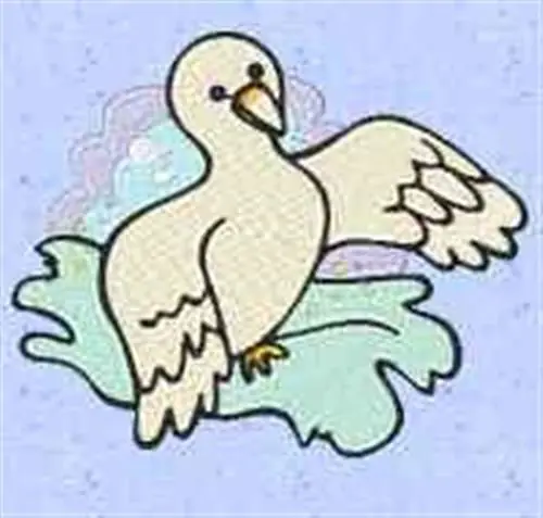 Peace Dove Embroidery Design Popular