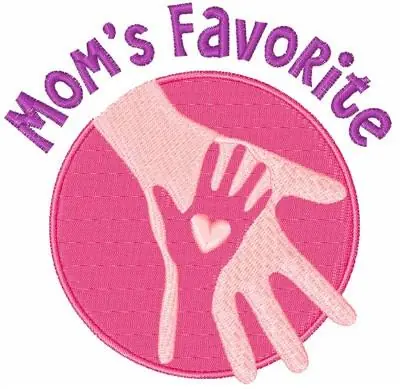 Mother And Child Hands Embroidery Design Best Seller