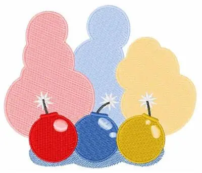 Best Price Smoke Bombs Embroidery Design