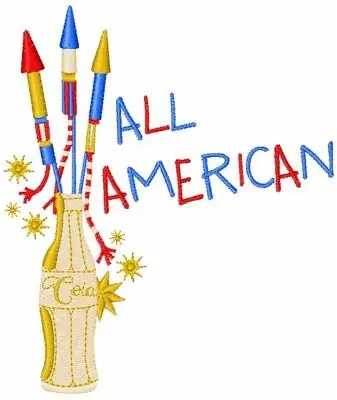 Budget All American Embroidery Design