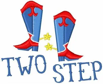 Bargain Two Step Embroidery Design