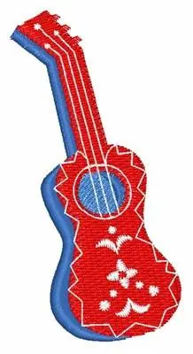 Guitar Embroidery Design Limited Edition