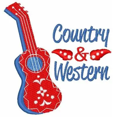 Limited Edition Country & Western Embroidery Design