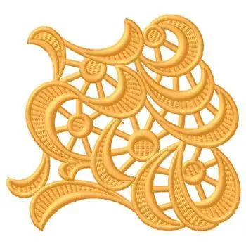 Wholesale Swirl Design Embroidery Design