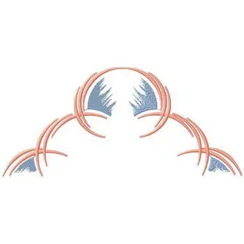 Time-Limited Corner Design Embroidery Design