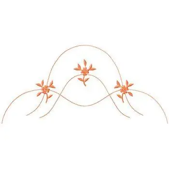 Price Drop Corner Design Embroidery Design
