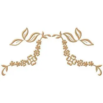 Direct From Factory Floral Heirloom Chain Embroidery Design