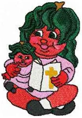 Katie & Jessie Tomato Embroidery Design Shop Now