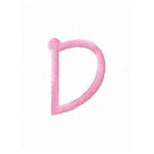 Price Drop Tinkertoy Letter D Embroidery Design