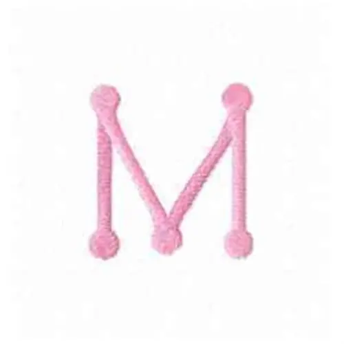 Worldwide Shipping Tinkertoy Letter M Embroidery Design