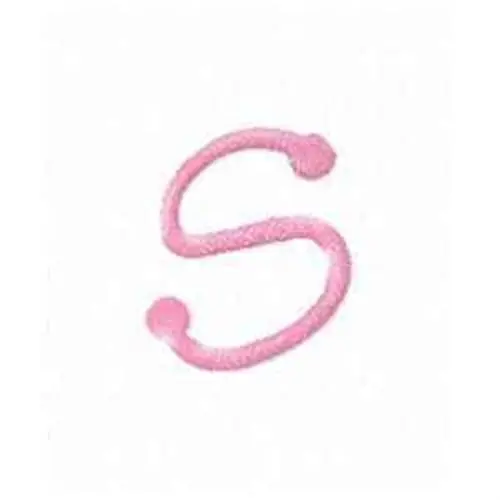 Tinkertoy Letter S Embroidery Design Get Yours