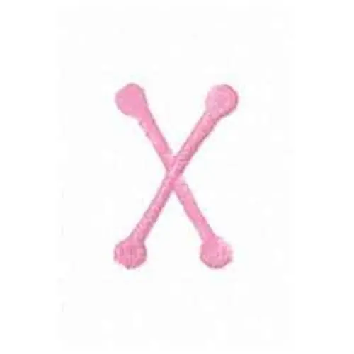 Markdown Tinkertoy Letter X Embroidery Design