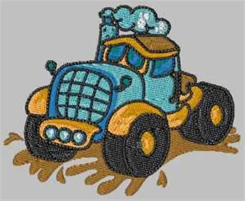 Cartoon Truck Embroidery Design Mega Sale