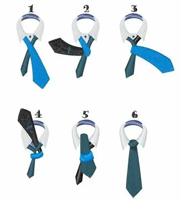 Holiday Sale Tying A Necktie Embroidery Design